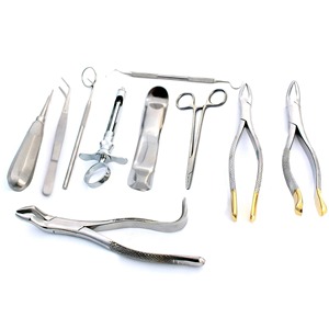 Kit de Cirugía Dental: Fórceps, Elevadores, Raspadores, Sondas, Jeringas Dentales, Pinzas para Tejidos e Implantes Dentales - Product Image 1