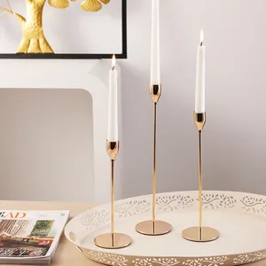 High Quality Handmade Hot Selling Candle Holder Home & <b>Office</b> Usable Luxury Wax Candle Votive Gold Plating Candle Mold - Product Image 2