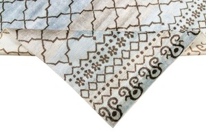 Tapis moderne 100% viscose, noué à la main, à nœuds hauts, broderie, boucle de poils, antidérapant, lavable, taille personnalisée, bureau, prière, poils moelleux - Product Image 2