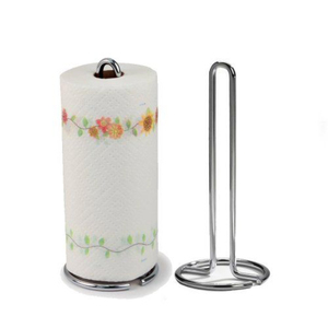 High Quality <b>Black</b> Metal Standing <b>Tissue</b> <b>Paper</b> Holder With Wire Base For Home Kitchenware Decor <b>Paper</b> Towel Holder - Product Image 4