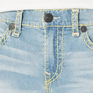 Pantalones cortos vaqueros de alta calidad superventas, pantalones vaqueros para hombre hechos a medida para artes marciales - Product Image 3