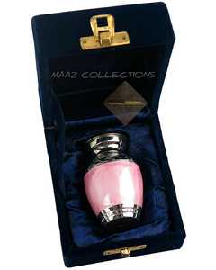 Mini urna de cremación de Metal personalizada plateada, conjunto de urna de cenizas conmemorativas personalizadas, bolsas de terciopelo, diseño moderno de 10 pulgadas - Product Image 4