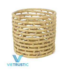 Panier tissé moderne pour la maison Panier en jute en jacinthe d'eau Organisation du rangement Maison à la maison - Product Image 3