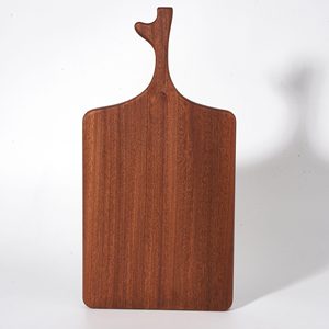 Planche à découper robuste pour cuisine commerciale, en bois d'acacia, avec poignée intégrée et rainure pour le jus, OEM - Product Image 3