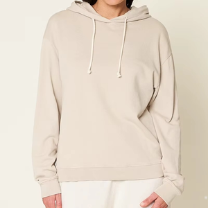 เสื้อฮู้ดแฟชั่นสวมหัวสำหรับผู้หญิงเสื้อครอปแบบมีฮู้ดทันสมัย - Product Image 4