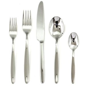 Prix d'usine de haute qualité Vaisselle de restaurant de luxe Ensemble de couverts en acier inoxydable Finition argentée pour le dîner de mariage - Product Image 6