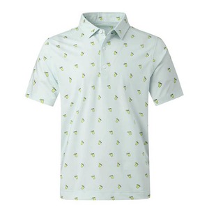 Camiseta Polo Rendimiento Sublimación Deportes Suave Absorbe la humedad Ajuste Camiseta de golf Polos para hombre Tela ligera de verano - Product Image 5