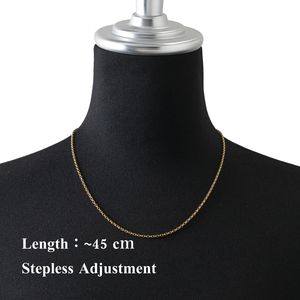 Venta caliente Oem elegante mejor verano dorado lujo mujeres hombres Dhain collar Simple - Product Image 5