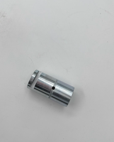 Atcovi 3128048100 Arbre pivotant en acier usiné de précision robuste, plaqué zinc/nickel, avec trou de lubrification intégré, haute résistance au cisaillement