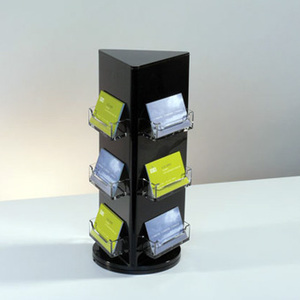 Soporte de exhibición de escritorio para organizador de tarjetas de visita acrílicas de varios niveles para oficinas, recepciones y ferias comerciales - Product Image 3