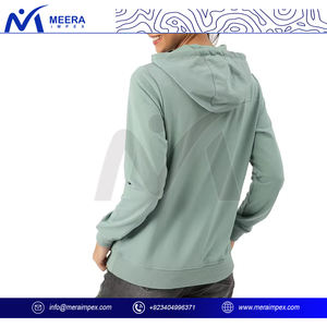 Classic Women's <b>Zip</b>-<b>Up</b> <b>Hoodie</b> with Durable Cotton Blend, Embroidered Logo and Ribbed Hem for Timeless Style and Everyday Comfort - Product Image 3