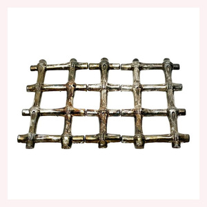 Dessous de plat en métal réutilisable rustique chic avec couvercle Plateau artisanal de qualité supérieure pour la cuisine à domicile, le service et l'affichage de table - Product Image 5