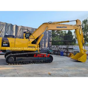 Excavadora usada original de Japón Komatsu Pc220, excavadora usada de 20 toneladas con alta calidad/excavadora Komatsu 220 en stock - Product Image 6