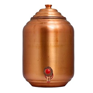 Refroidisseur d'eau martelé en cuivre de conception merveilleuse distributeur d'eau de forme ronde de bonne qualité pour le fournisseur en gros - Product Image 4