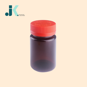 Usine du Vietnam OEM/ODM bouteille d'emballage PET transparente 100ml CR couvercle brun/Vietnam meilleure qualité M0272 pilule vitamine - Product Image 5