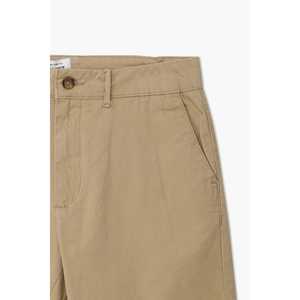 Shorts chino kaki pour hommes de marque XXS taille 100% coton avec conception personnalisée motif solide tissé décoration Logos Style Streetwear - Product Image 2