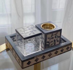 Juego de Regalo de Aromaterapia Portátil de Alta Gama Personalizado de Oriente Medio, Ecológico, con Incienso con Incrustaciones de Nácar - Product Image 6