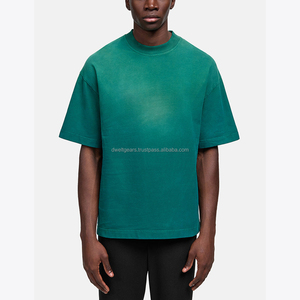 T-shirt à manches courtes 100 % coton pour homme avec logo personnalisé et impression sur mesure, respirant et écologique, vêtements décontractés, commandes en gros OEM - Product Image 1