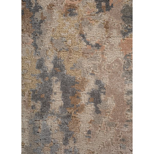 Uvenuti Abstract Pattern Wool & Bamboo Silk Hand Knotted Rugs Ivory for Home Living Room or Hallway-Rectangle <b>Carpet</b> LRB-1539 - Product Image 3