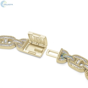 Chaîne Hip Hop Mariner Link 20MM Iced Out Chaîne cubaine en diamant de laboratoire Chaîne style rappeur Hip Hop pour hommes - Product Image 6