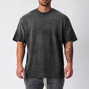 Nouveaux hommes T-shirt couleur O col à manches courtes hauts t-shirts hommes T-Shirt Fitness pour hommes vêtements - Product Image 6