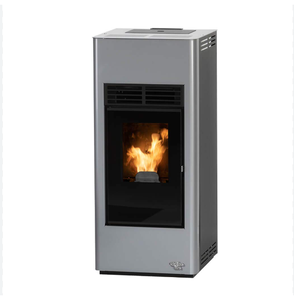 Estufa de Pellets de Aluminio Moderna Independiente, Gran Potencia de Calor, Control de Temperatura, Ecológica, Garantía de 2 Años para Hoteles y Villas - Product Image 2