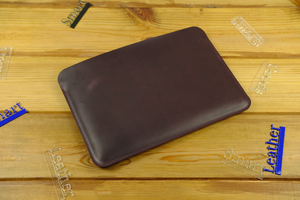 Embossed Logo Slim Carrying Computer Protective <b>Cover</b> Genuine Leather <b>Laptop</b> Sleeve Bag <b>for</b> Pro 16 Inch LLS-0010 - Product Image 5