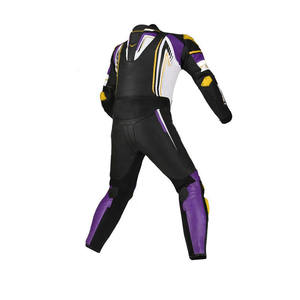 Traje de cuerpo completo para motocicleta, equipo de cuero para montar, comodidad avanzada, protección de seguridad, traje de corredor profesional, construcción duradera - Product Image 4