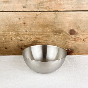 Bol à salade antique en acier inoxydable - Product Image 3