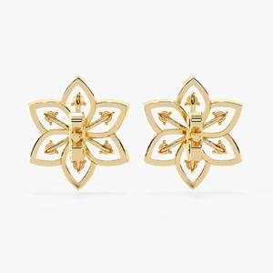 ต่างหู18K สีโรสโกลด์ของขวัญที่ละเอียดอ่อนสำหรับวันเกิดวันจบการศึกษาหรือประกายในชีวิตประจำวันสำหรับขาย - Product Image 6