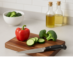 Tabla de Cortar Grande Reversible Multiusos de Madera de Acacia Gruesa - Product Image 2