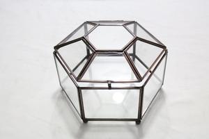 Boîtes à bijoux en verre tressé, boîte à bijoux en forme de pyramide, coffret décoratif en verre - Product Image 6