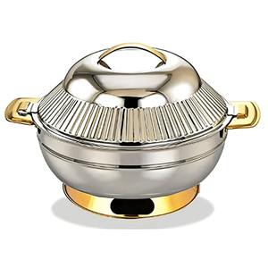 Olla caliente de acero inoxidable de gran capacidad con tecnología de retención de calor para mantener la comida caliente durante fiestas y reuniones - Product Image 6