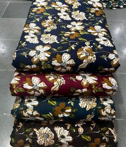 Durable Cotton Floral Fabric Soft Lightweight <b>Material</b> Ideal for Trendy Clothing Fashion Design and Creative <b>Sewing</b> Projects - Product Image 3