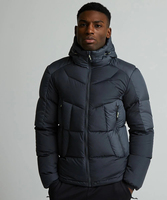 Nouvelle conception de manteau imperméable à capuche pour homme, parka matelassée, mode canadienne, hiver, extérieur, chaud, parka en duvet d'oie pour homme, veste pour homme