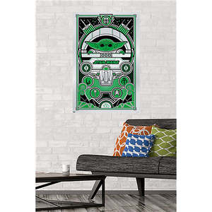 For Disney 100th Anniversary Star Wars <b>Poster</b> Modern Design Style Featuring Grogu for Wall Usage - Product Image 2