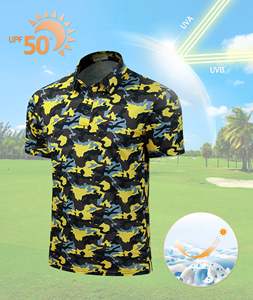 Sport athlétique Slim Fit de haute qualité pour Polo T-Shirt personnalisé ODM approvisionnement coton Polyester matériel imprimé homme T-Shirt pour Polo S - Product Image 3