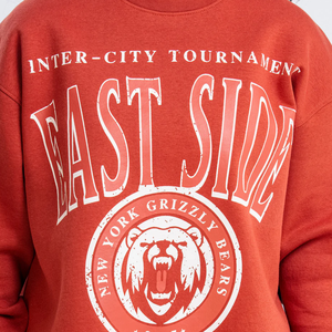 Jersey de cuello redondo de invierno para mujer con diseño personalizado, sudadera transpirable con hombros caídos y logotipo impreso en la parte delantera - Product Image 6