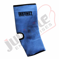 INSTINCT - Bande de cheville élastique personnalisée avec logo - Protection professionnelle de la cheville pour la boxe, le Muay Thai, le MMA - Élastique respirant