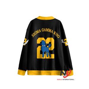 Camiseta de fútbol SGR Royal 100% poliéster Sigma Gamma Rho camiseta impresa logotipo del equipo en la parte delantera y trasera ropa de hermandad - Product Image 4