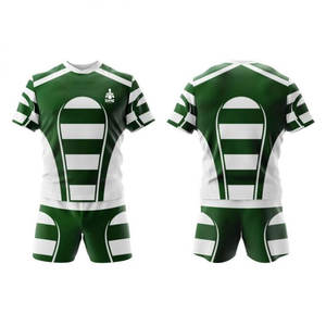 Meilleure vente confortable uniforme de rugby de haute qualité fait à manches courtes uniforme de rugby Offre Spéciale à bas prix - Product Image 3