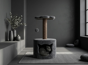 Grey Evening Cloud Shelter <b>for</b> Your Royal <b>Cat</b> - Product Image 3