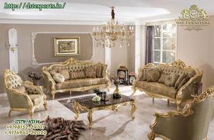 Juego de sofá de salón contemporáneo para la venta, juego de sofá de salón de diseño turco, juego de sofá de madera de teca maciza tradicional - Product Image 3