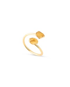 Anillos de piedras preciosas chapadas en oro de 18 quilates, gran amatista cruda para mujeres y niñas, venta al por mayor, regalo de boda de moda hecho a mano - Product Image 3