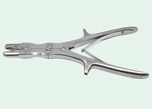 Luer Rongers 6 \ "10,5 \" (15 cm 26,5 Cm) Instrumentos quirúrgicos Acero inoxidable Calidad fina Hueso Rongeur Luer Recto/Curvo 17cm - Product Image 5