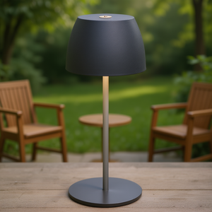 Lámpara de Mesa para Exterior Antracita de 1 Luz, 150 Lúmenes, 2.5 W, Blanco Cálido, IP44, 8x20cm, Modelo 7503015 - Product Image 3