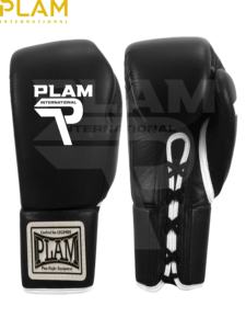 Gants de boxe en cuir de qualité supérieure avec poignées et rembourrage multi-couche extensible pour l'entraînement et le kickboxing - ProGear - Product Image 3