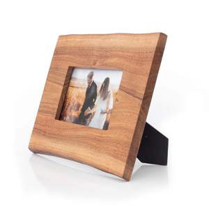 Cadre photo en bois de style écologique pour la décoration de maison verte, présentation de souvenirs avec des matériaux durables, choix de vie éthique - Product Image 2