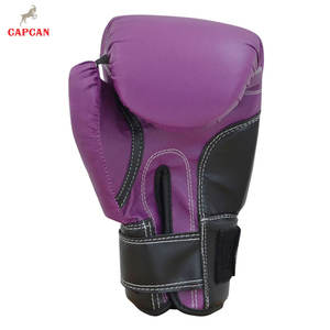 Gants de boxe en cuir à rembourrage haute densité avec fermeture auto-agrippante, design léger pour le kick-boxing et mouvements de main fluides - Product Image 5