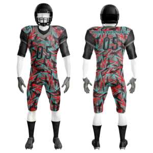 Uniforme de fútbol americano 2025 personalizado sublimado transpirable uniforme de fútbol americano 100% tela de poliéster - Product Image 1